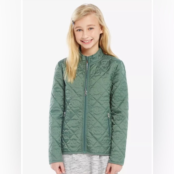 YOUTH STAR WARS REBEL PUFFER JACKET! Unisex Boy Girl Zipper Pockets NWT - Picture 2 of 8